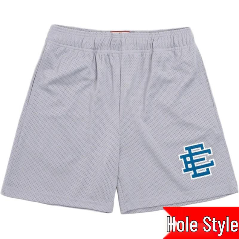 

EE Мужские фитнес-шорты для мышц - Дышащая сетка, Длина до колена, Европейский и американский стиль M