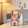 S-Sardines F-Fish Art Phone Case For Samsung S25,S24,S21,S22,S23,S30,Ultra,S20,Plus,Fe,Lite,Note,10,Black Cover