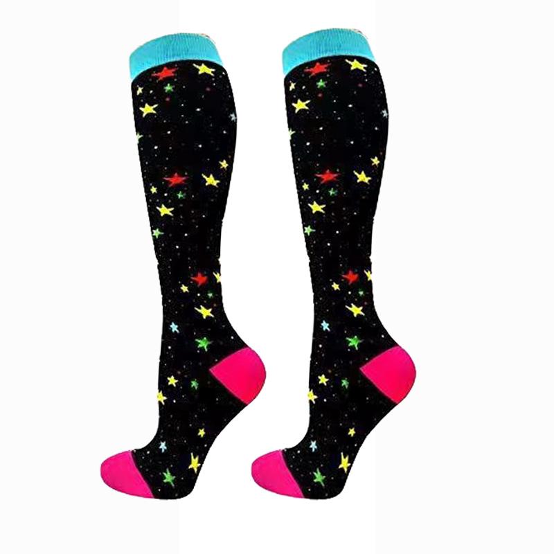 Pánské Dámské Ponožky Kompresní Ponožky Elastické Sportovní Krásné Nohy Sestra Punčochy Běh Lezení Cyklistika Let Cvičení