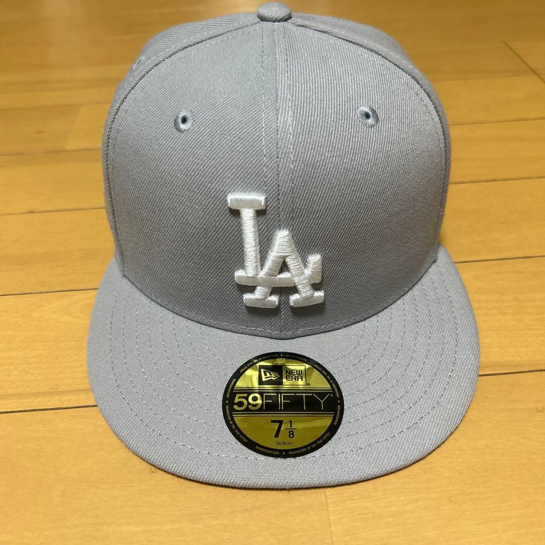 Used New Era 59FIFTY LA Dodgers Cap Gray