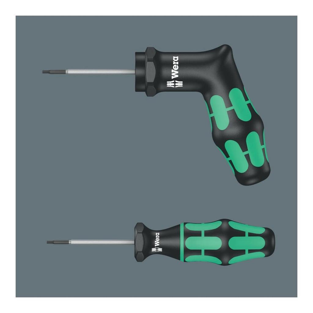 Wera 05027912001 Series 300 Hex Torque Indicator Screwdriver, Pre-Set 3.0 Nm, 3.0mm Hex-Plus Tip, 170mm