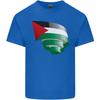 Curled Palestine Flag Palestinian Day Football Unisexs Light Cotton Tshirt