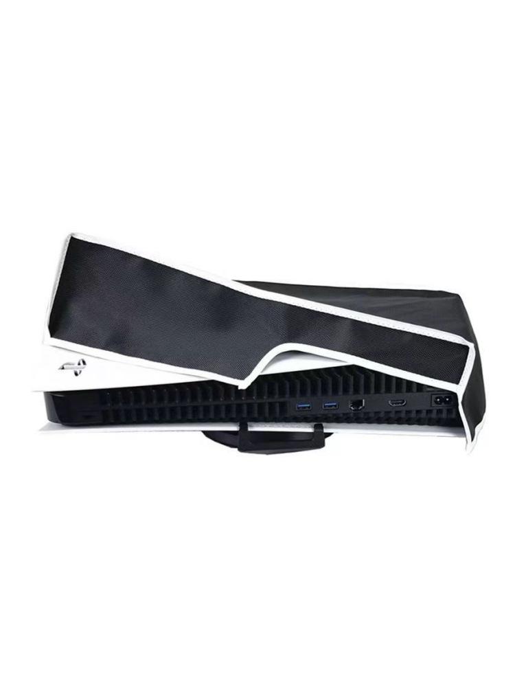 PS5 Horizontal Dust Cover: Moisture-Proof, Simple Cloth Protection for Console
