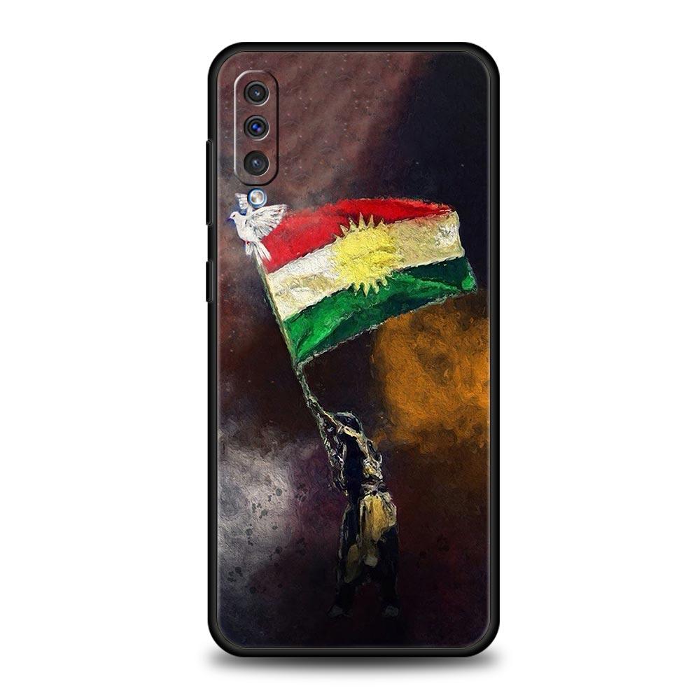 K-Kurdistan Flag Phone Case For Samsung A56 A36 A26 A24 A12 A14 A16 A50 A70 A20E A22 A30 A40 A34 A54 A42 A52 5G A04s A06 Cover