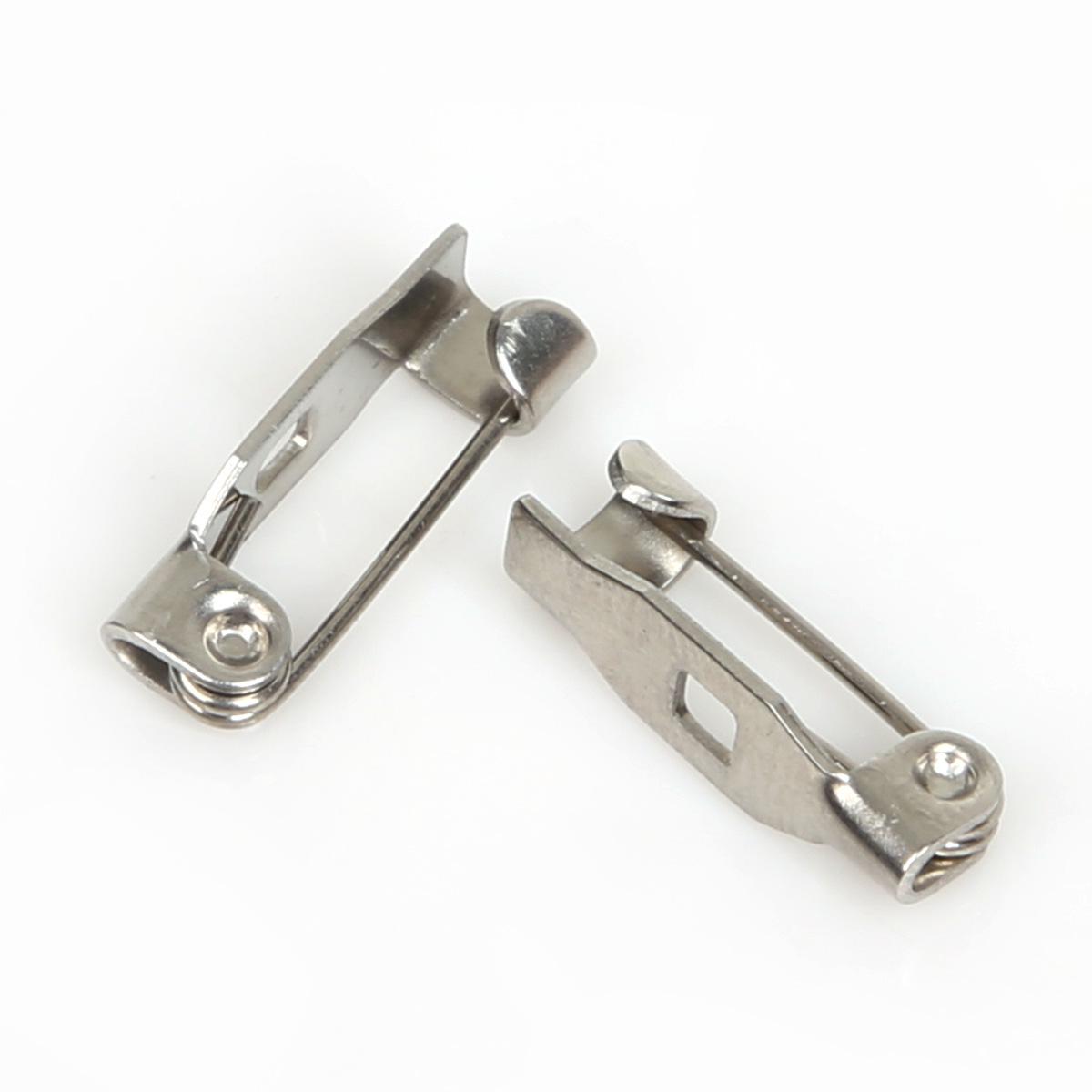 

20 Не ржавеющих застежек-булавок из нержавеющей стали с отверстиями для DIY броши