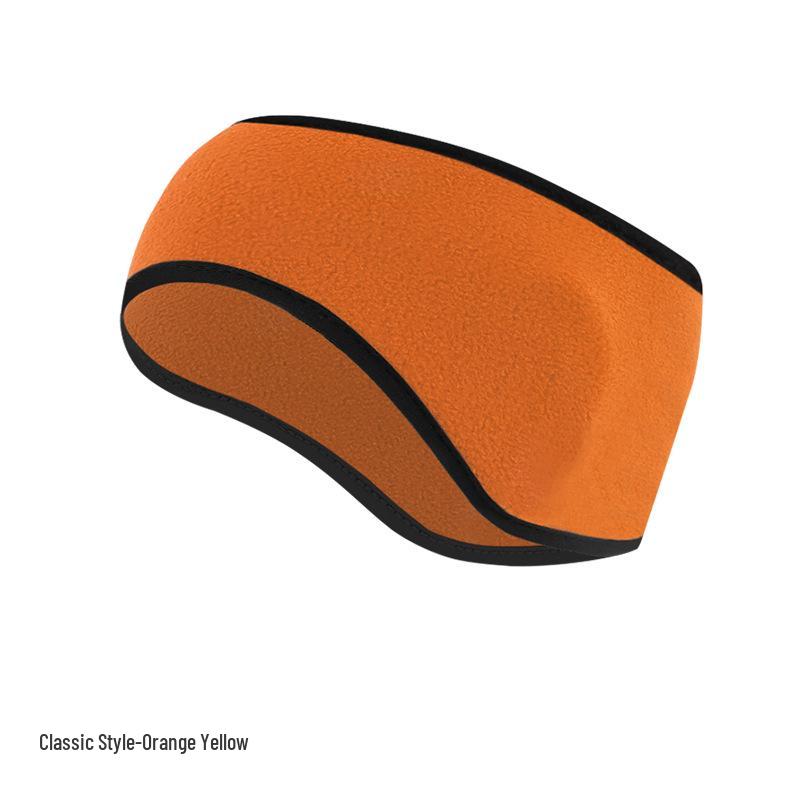 

Флисовая теплая повязка на уши: Толстая широкая повязка на голову для осенне-зимней езды на велосипеде - Ветрозащитные и морозостойкие наушники.