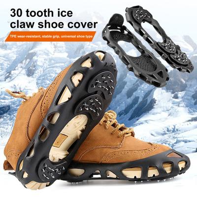 Ramponi Ice Traction Cleat 30 Spikes Snow Walking Spikes Anti-Slip Boot Spikes Shoe