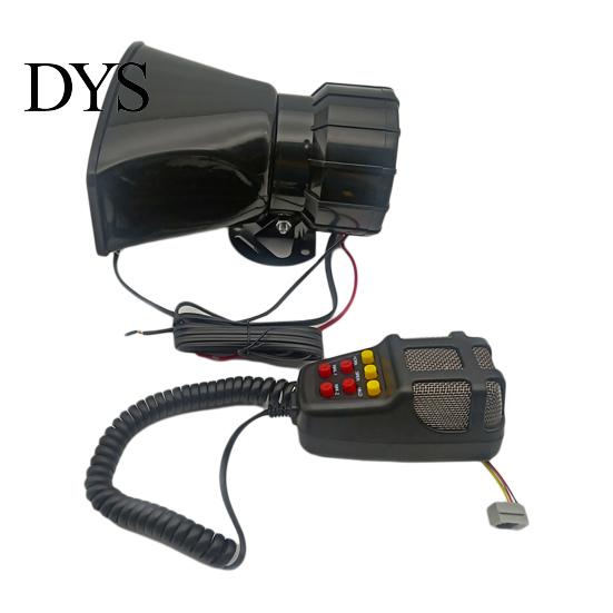 Air Horn 1 Set Car Siren Super Loud Universal 7 Sounds 12V Electric Auto Speaker Emergency Megaphone for Police
