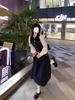 Bubble long-sleeved dress women's clothing autumn new celebrity temperament design long skirt