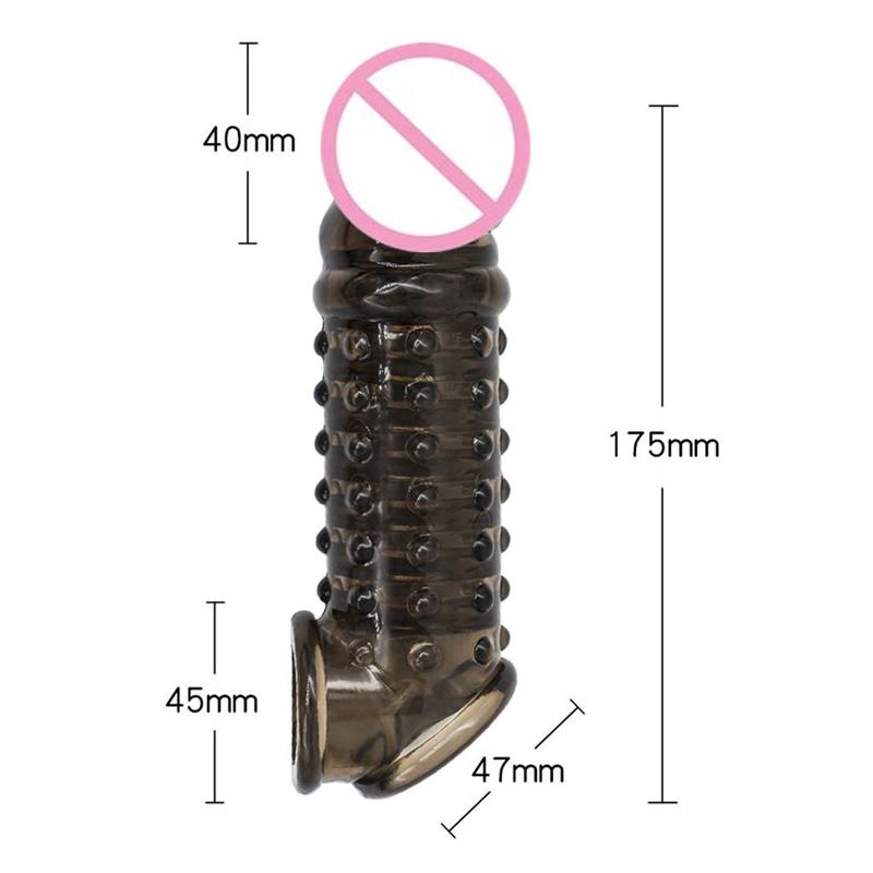Penis Ring Collars Delay Condoms Device Extender Enlarge Sex Toy for Man