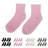 4 Pairs Gel Socks Reusable Moisturizing Socks Soft Solid Color Elastic Casual Gel Lining Socks for S