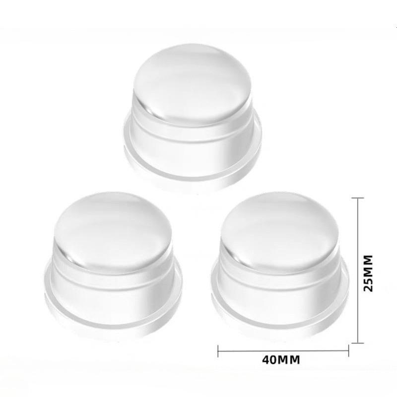 

3/5 шт. Прозрачные дверные стопоры без сверления - Сильный клей, Отклеивающиеся, Высокоэластичный силикон для бесшумной защиты от столкновений