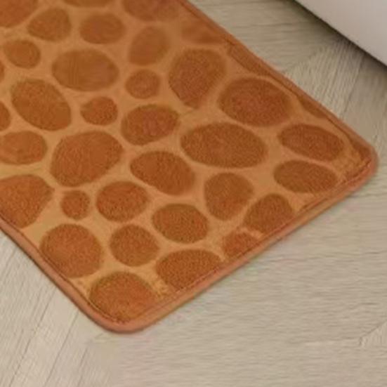 Non-slip Floor Mat U-shaped Pad Three-piece Set Wear Resistant Solid Color