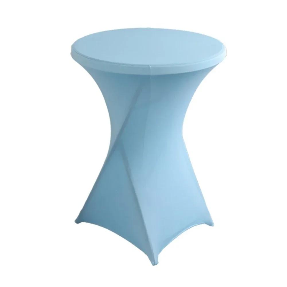 Vier-Wege-Spann-Tischdecke für Hochzeit und Geburtstagsfeier, Bar und Restaurant, Verkaufsstand, 80 cm Durchmesser