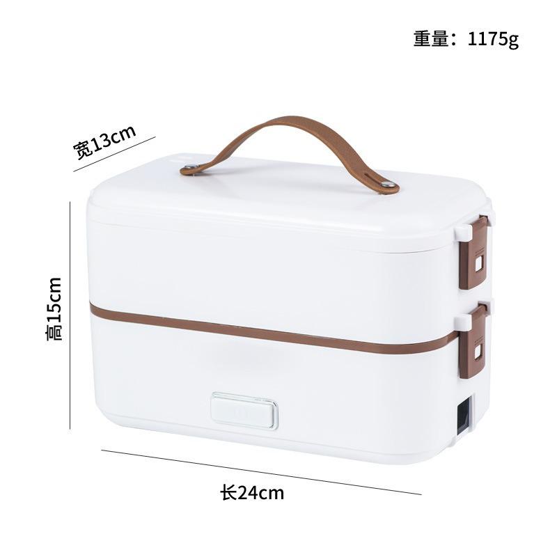 Electric Heating Lunch Box Stainless Steel and Plastic 110V 220V Kitchen Home Insulated Food Container
