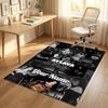 Personalized Crystal Velvet Carpet,Ayliva Custom Printed Name, Plush Area Rug For Home Indoor Decor