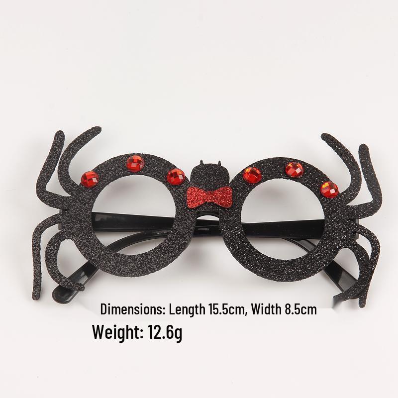 2025 Halloween Glasses Frames for Kids: Ghost Festival Party Prank Decorations & Photo Props