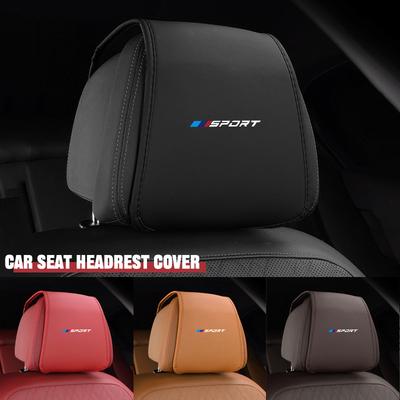 Car Seat Headrest Pillowcase Elastic Neck Pillow Dustproof Cover For E46 E90 F10 F30 X3 F20 E46 E60 E7 E61 E60 E31 X1 X2 X3