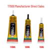 T7000 Black Adhesive for Mobile Frame Repair - Flexible Gap Filler for Electronics and Plastics