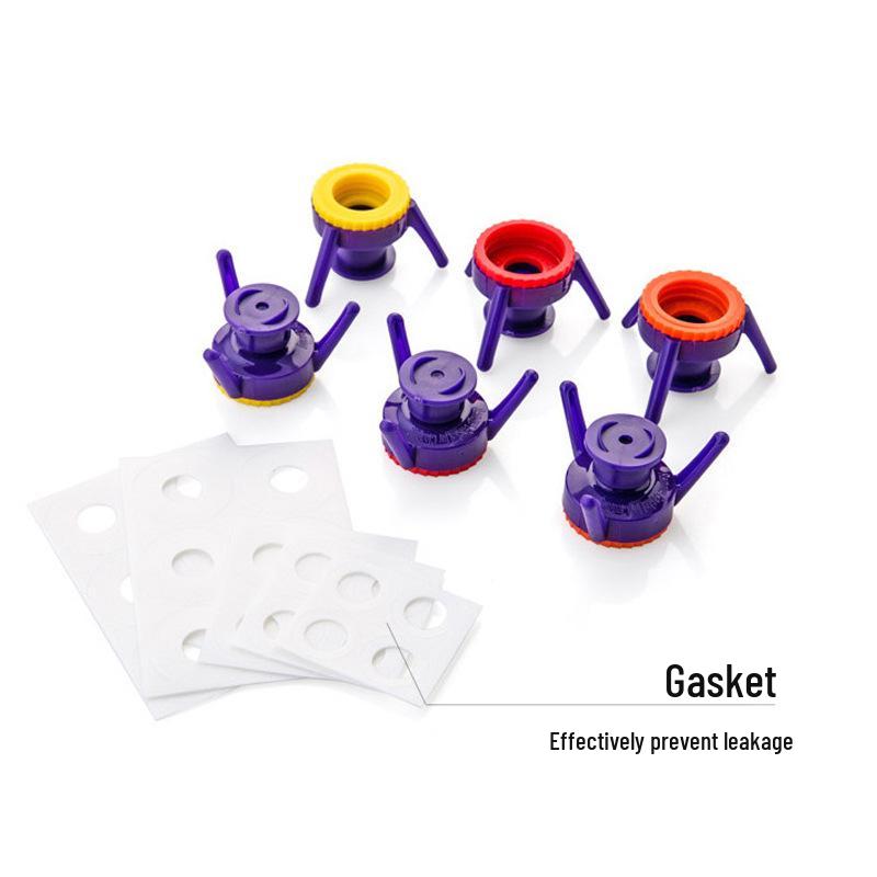 Inverted Bottle Cap for Kitchen & Bathroom: Easy-Pour Spice, Shower Gel & Shampoo Dispenser