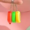 2 Pcs Retractable Soft Ruler Tape Measure with Keychain BodyMeasuring Tape Mini Portable Sewing Tailor Cloth Ruler Measuring