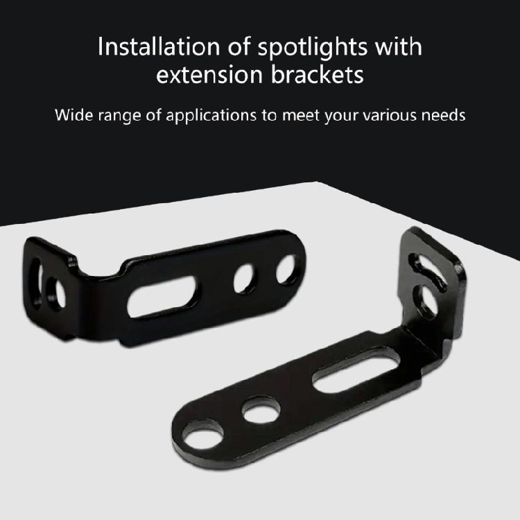 Motorcycle Bracket for Light Metal Construction Light Extension Holder Tool Frees Setups Multiple Vehicle Compatibility