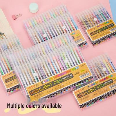 Juego de rotuladores fluorescentes de estilo coreano para cuadernos