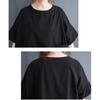 DIMANAF 2024 New Plus Size Dress Summer Women Loose Solid Pocket Beach Basic Cotton Casual Big Size T-Shirt Dress