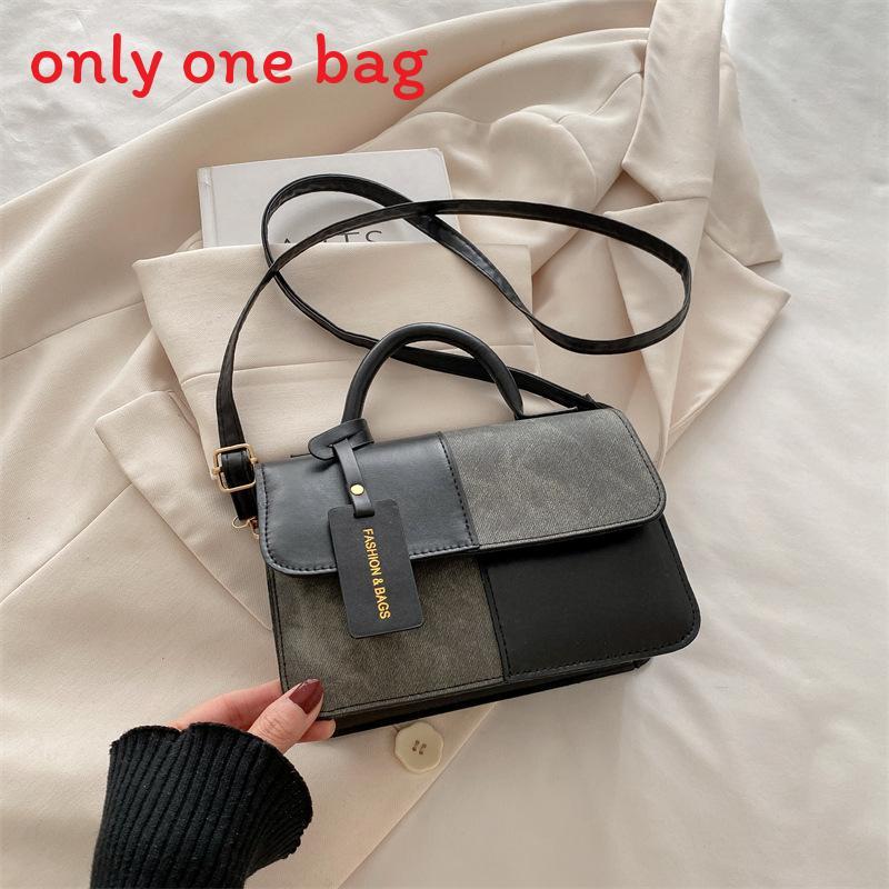 

Pu Small Square Bag For Women With Magnetic Closure For Daily Fashion Accessory чёрный