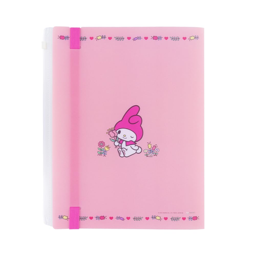 Stationery Sanrio Character Clear File with My S2172569 Sun-Star Band, Melody, Pink,
