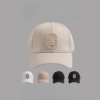 Gerillte Buchstaben Baseballkappe Großer Kopfumfang Zeigt Gesicht Kleine Entenkükenkappe Koreanische Version Vielseitig Lässig Sonnenschutz Sonnenhut