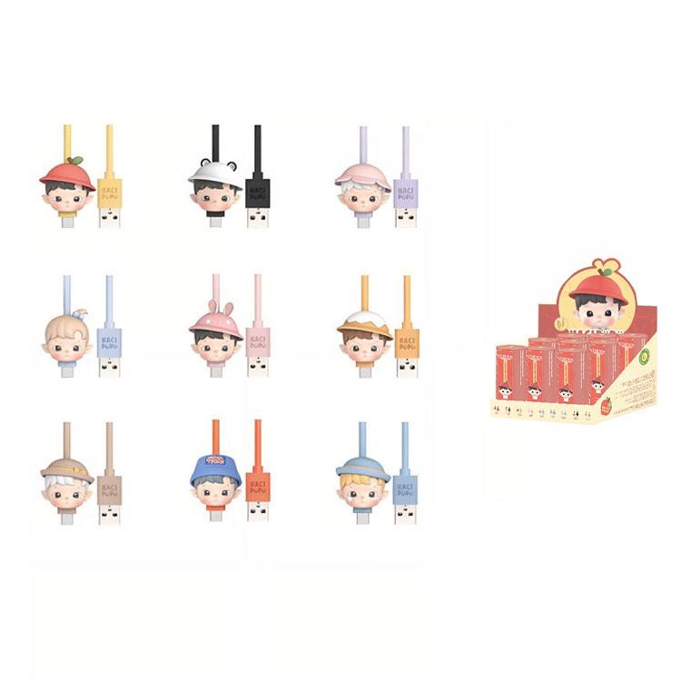 

New POP MART HACIPUPU Preschool Cable TYPE C Mystery Boxes Single Blind Box/whole Box 9 Pcs 220500219 Single Mystery Box