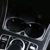 Car Console Water Cup Holder Frame Decoration Cover Trim Interior Sticker For Mercedes Benz C E Class W205 W213 GLC X253 2016-18