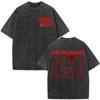 Bruno Mars The RoUnisextic Tour  Print Vintage Washed Tshirt Unisex Women Fashion ONeck Cotton Loose Casual Gothic Punk Tshirts