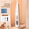 Waterproof LED Light Dog and Cat Foot Hair Trimmer, Pet Foot Hair Trimmer, Rechargeable Electric Clipper with Light for Dog Hair Trimming