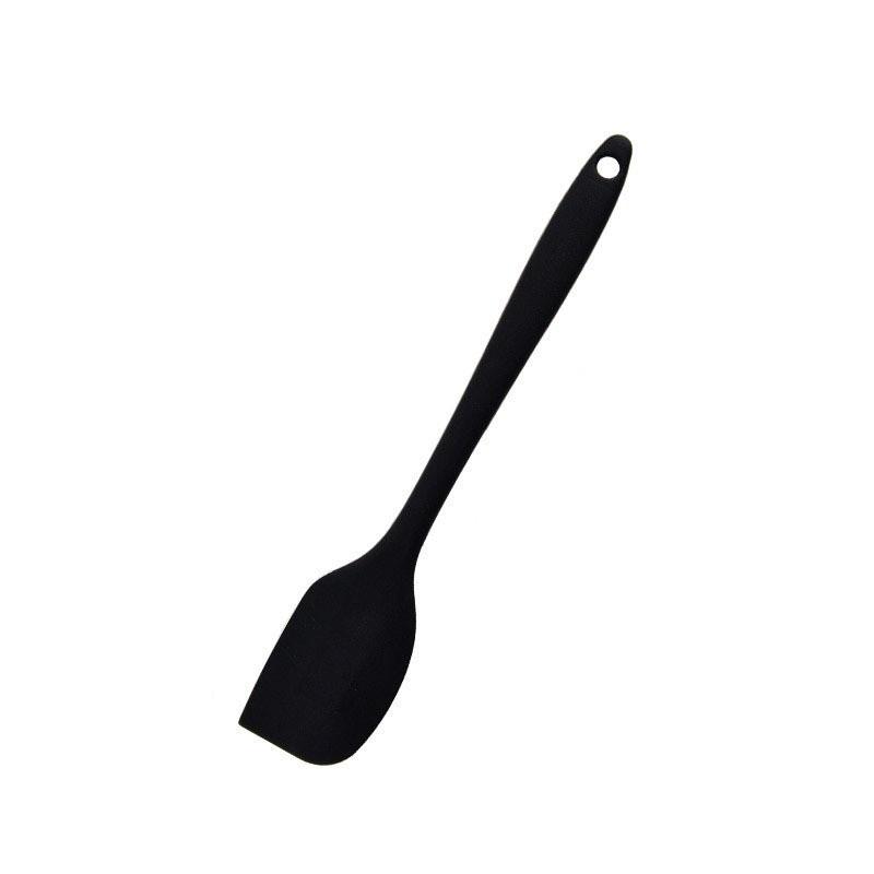 Silicone Spoon Heat Resistant Kitchen Spatula Frying Pan Shovel Mixing Scraper Bakeware Utensil Handle Scraper Cookware Tool