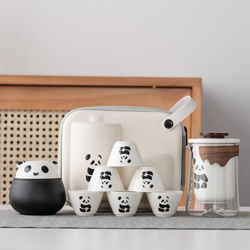Panda Kung Fu Travel Tea Set