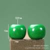 Green Jade Barrel Beads, 14x12mm, DIY Jewelry Ornaments, Loose Beads for Necklace, Y174