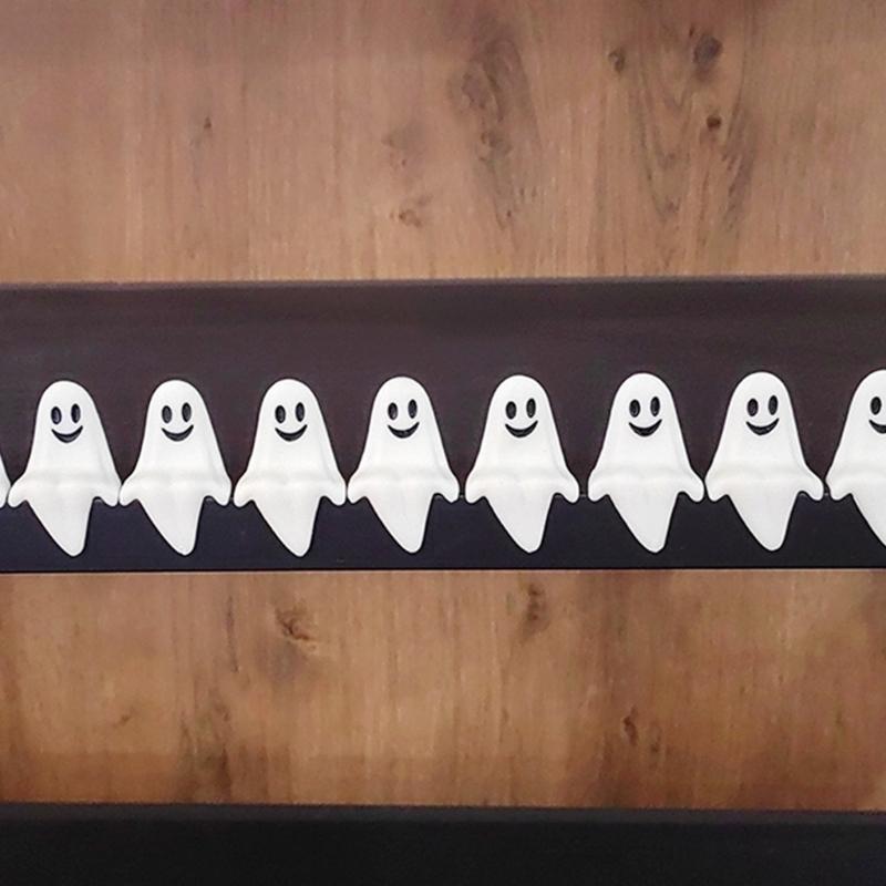 20PCS Halloween Decorative Specter Ornament For Themed Parties Plastic Crafting Easy Setups Tabletop Accent