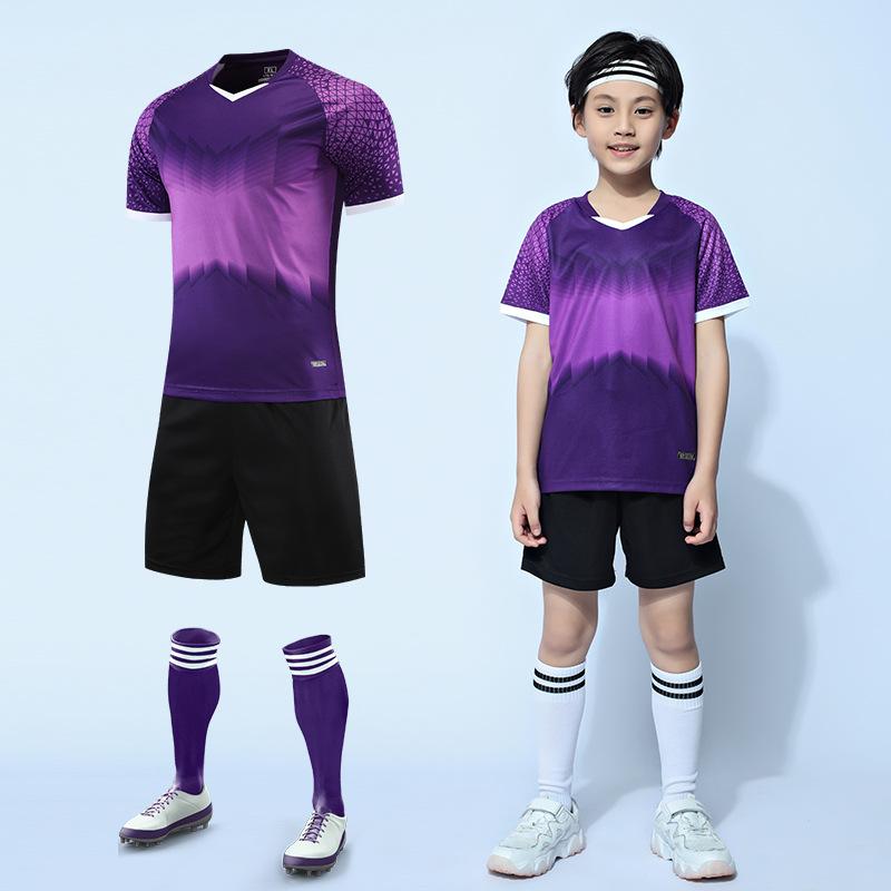 

Children S Soccer Uniform Sets, Boys Sports Team Uniforms, Girls Purple Training Uniforms, Jerseys, Parent-Child Clothing 5XL