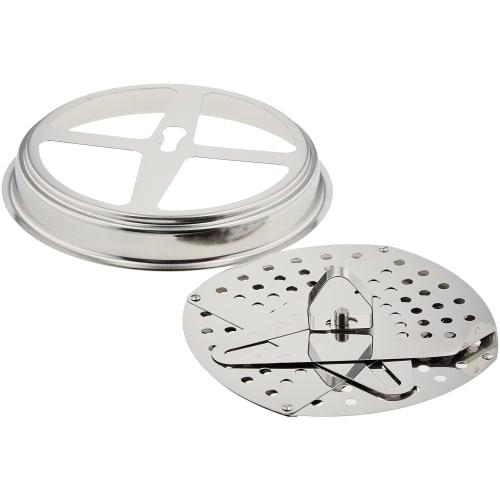 Shimomura Kogyo Japanese-made One-Size-Fits-All-Purpose Steamer FM-01, Made In Tsubame-Sanjo, Niigata, Silver