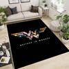 Wonder Woman pattern rug, suitable for living room, bedroom, bedside, balcony and other places, Nordic style decorative rug,