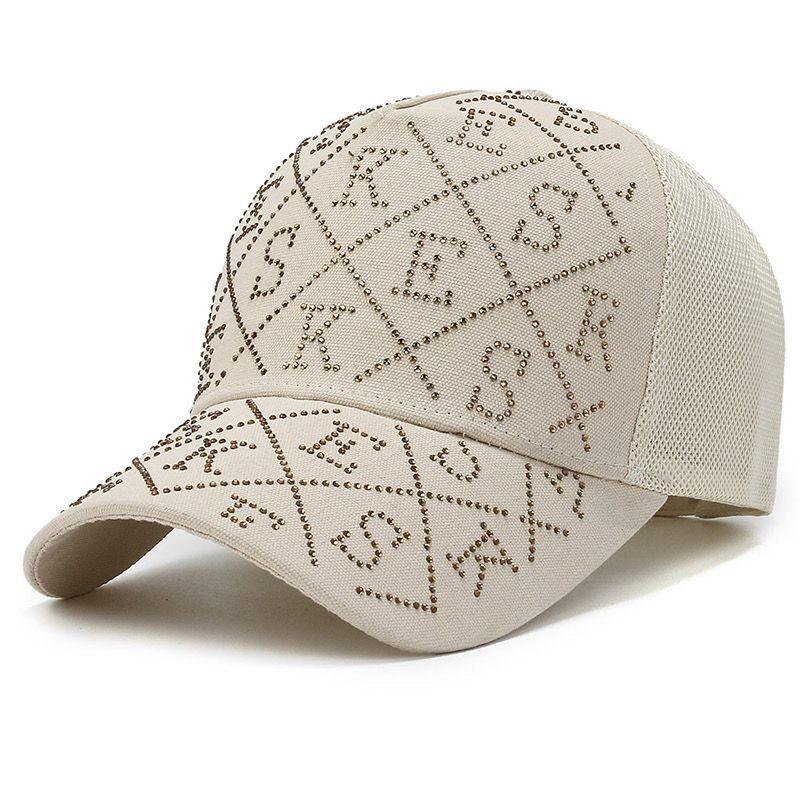 Pattern Baseball Letter Cap Outdoor Breathable Peaked Cap Gift Sun Protection
