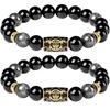 Rastaclat Little Lion Kamen Rider Kuuga Daguba Joint Limited Edition Bead Chain Beads #Good Luck Agate Little Lion Bracelet Same Style for RC2KMBK004