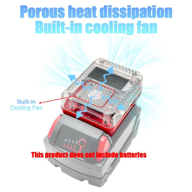 A96I-Lithium Battery Adapter Converter For For To Charger Conversion Charger Adapter For