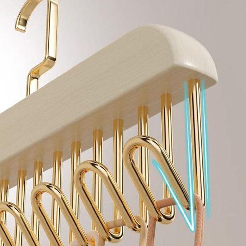 Kulatá tyč Dámský úložný věšák na podprsenky Otočný o 360 stupňů Věšáky na spodní prádlo Šatník