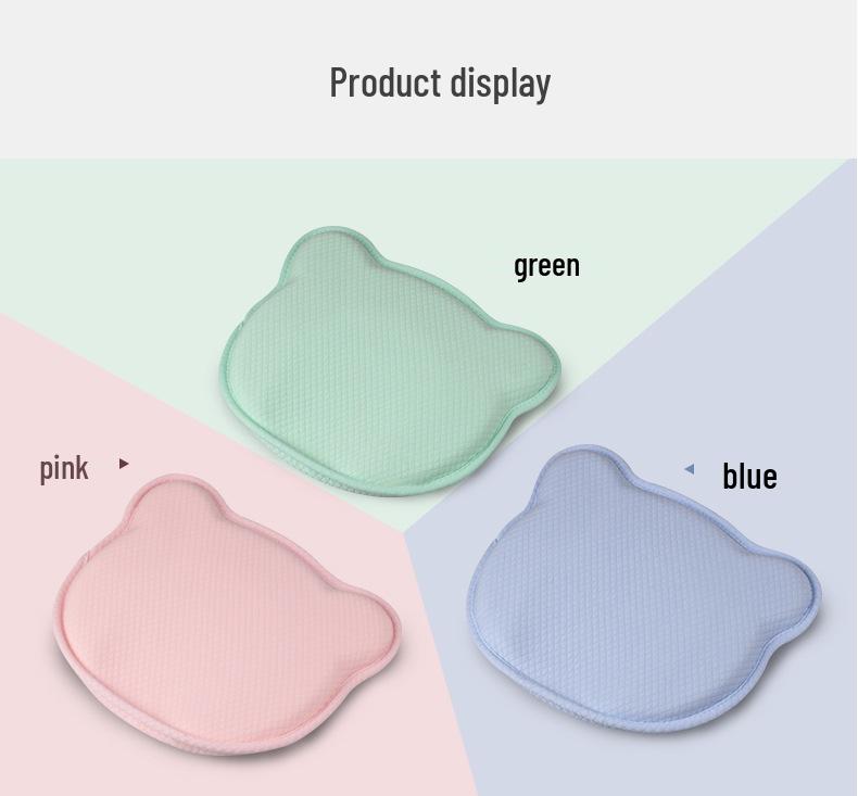 Adjustable Infant Memory Foam Pillow for Newborns: Breathable, Washable, Head-Shaping Support