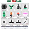 50m Automatic Drip Irrigation System for Plants: Flower Watering Set with Sprinkler
