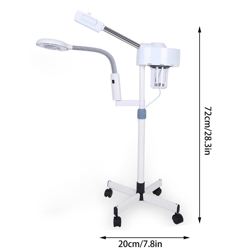 Professional Facial Steamer 3X Magnifying Lamp Machine Spa Salon Beauty Skin Care Equipment