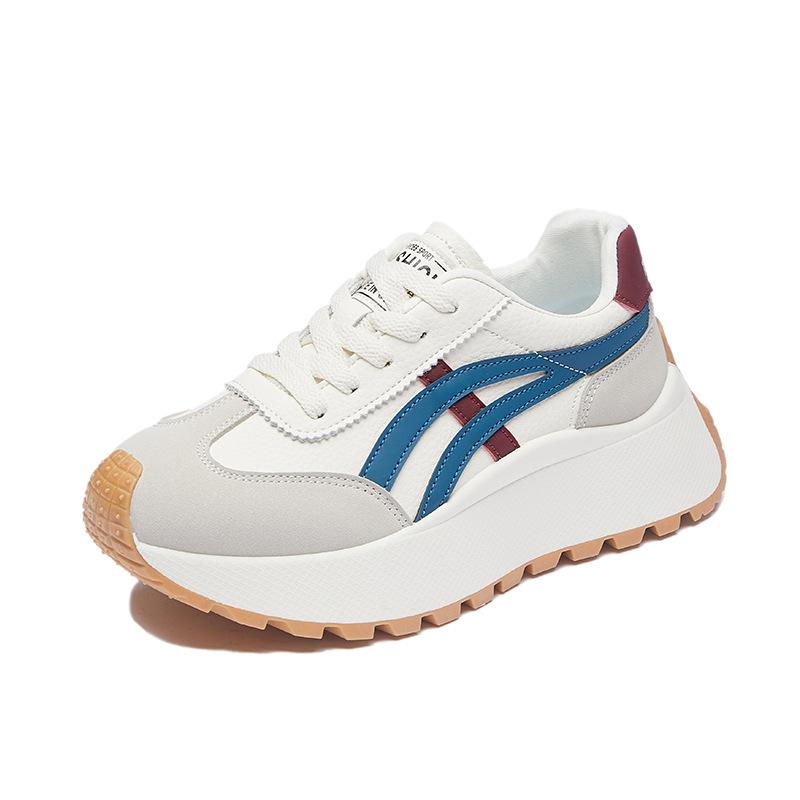 Ins New Dad Shoes Spring Student Sports Running Casual Shoes Platform Height Increase XFK